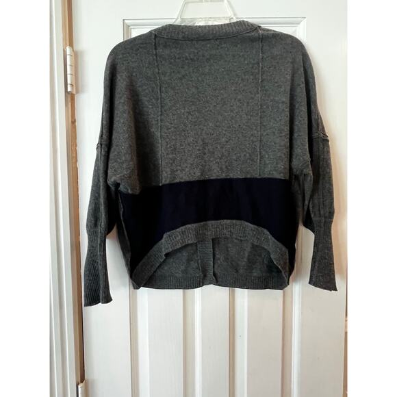 7 for All Mankind Wool Blend Sweater Women Small Neutral Academia Old Money Twee - Picture 4 of 7